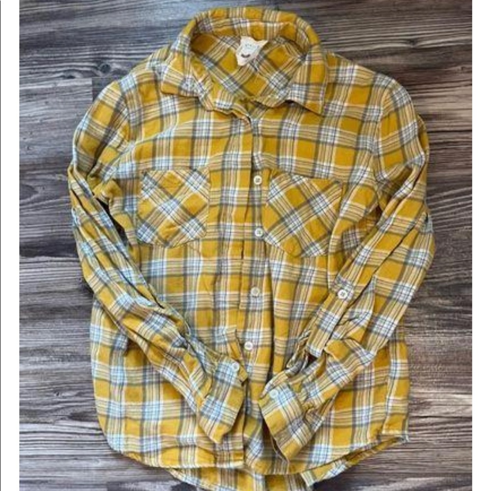 Harper Heritage Yellow Plaid Button Up